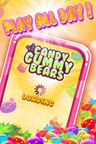 Candy Gummy Bears Match-3 - drop the yummy kids game mania hd free screenshot 3