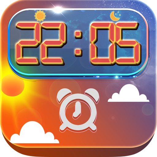 iClock – Sunny & Sunset : Alarm Clock Wallpapers , Frames and Quotes Maker For Pro icon