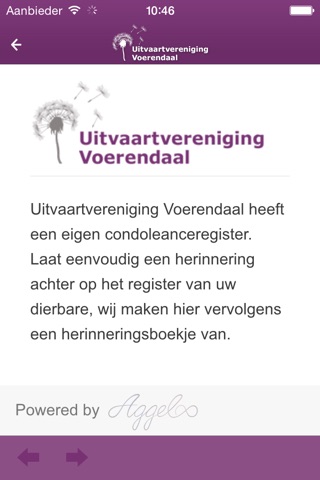 Uitvaartvereniging Voerendaal screenshot 2