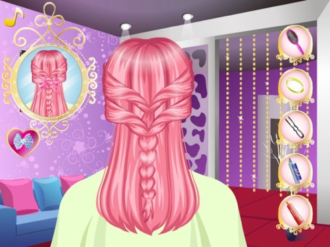 Hot Braid Hairdresser HD - The hottest hair braid styles hairdresser games for girls! screenshot 3
