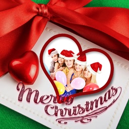 Christmas Photo Collage & Cards Maker - Mail Thank You & Send Wishes with Greeting Quotes Stickers