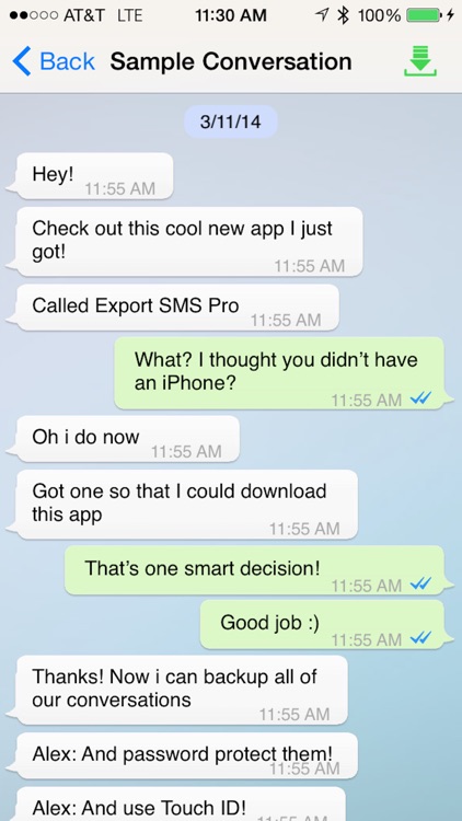Export Texts, SMS - Secure Text & Message Exporter