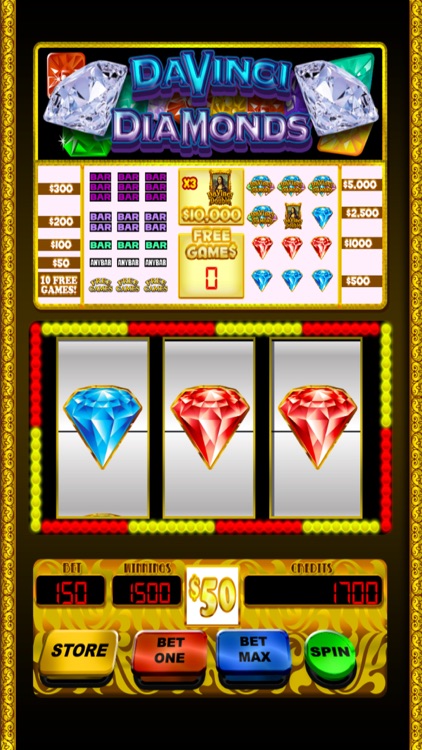 Da Vinci Diamonds Slots - Vegas Double Diamond Megabucks FREE