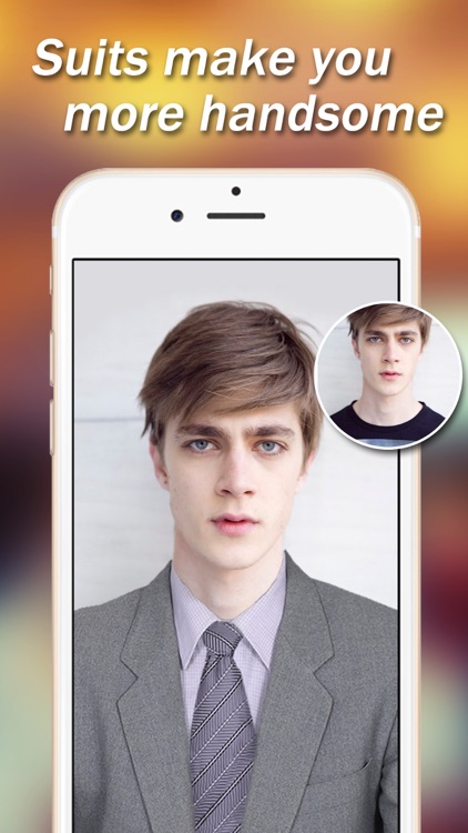 Man Suits - Fashion Shop Closet, Montage Face Photo Editor