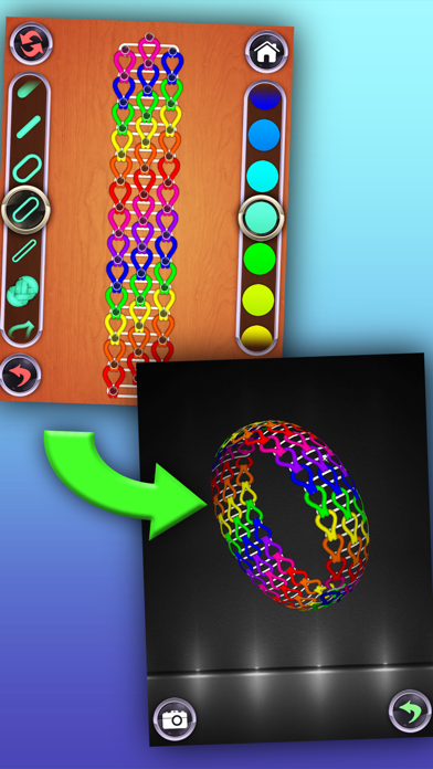 Rainbow Loom Designer - Make Friendship Bracelets Screenshot 1