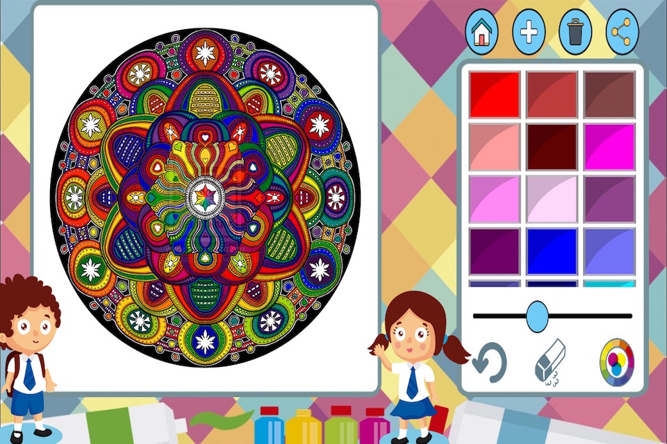 Mandalas to paint - coloring book to draw screenshot 2