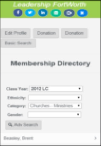 LFW Member Directory screenshot 3