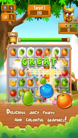 Fruit Kiti Hero Pop Game Free(圖2)-速報App