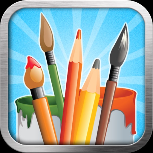 Coloring app- learn how to draw and paint.... Icon