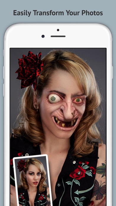 How to cancel & delete Creepy Booth - Manipulate your friends face into a terrifying monstrosity from iphone & ipad 1