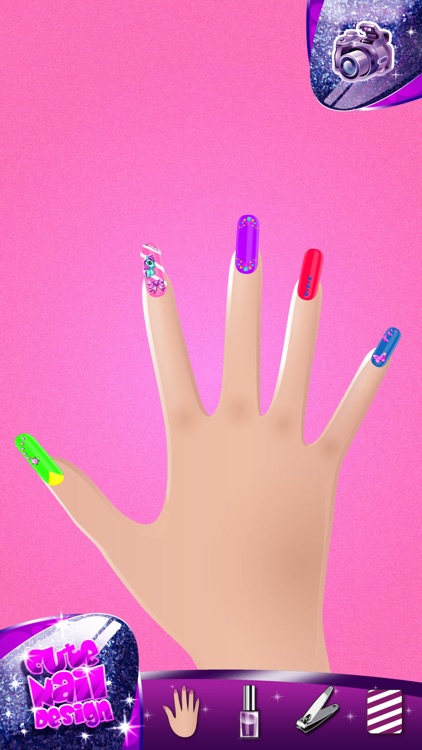 Cute Nail Art Designs Games for Girls – Spa Beauty Salon with Fancy Manicure Ideas screenshot-3