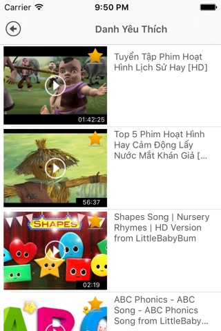 Video Của Bé - Video truyen co tich, tieng anh cho be yeu screenshot 4