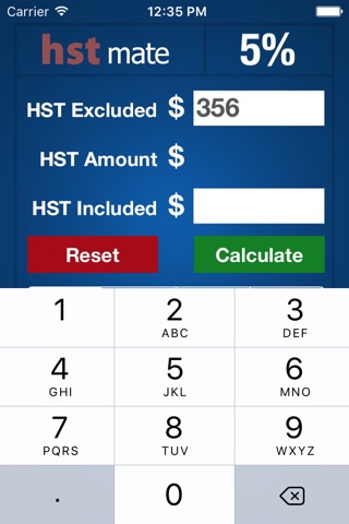 HST Mate - Canadian HST Calculator screenshot 2