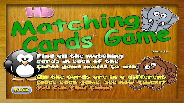 Matching Cards Game For Kids Free