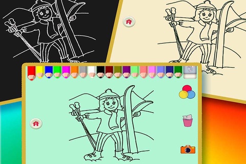 Children's Colouring Books - Drawing & Doodle Four Seasons in Preschool & Kindergarten screenshot 3