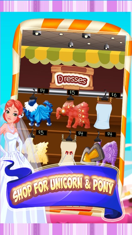 Unicorn & Pony Wedding Day - A virtual pet horse marriage makeover game screenshot-3