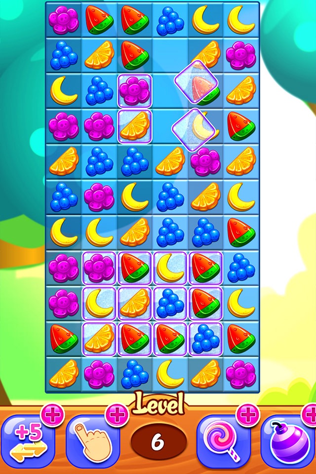Sweetest Fruit Jelly Quest Saga: Swap Match 3 Puzzle Best Fun Game screenshot 4
