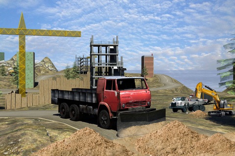 City Construction Euro Truck 3d game Simulator screenshot 2