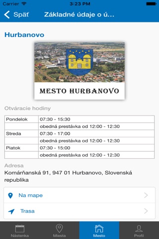 Hurbanovo v mobile screenshot 4