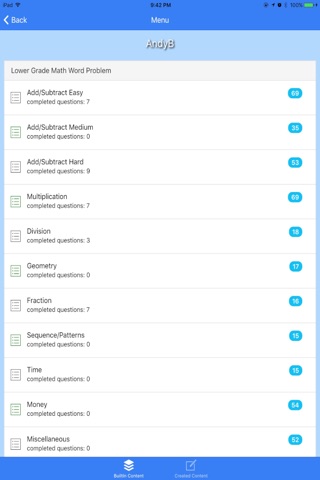 AbiTalk Classroom Lower Grade Math Word Problem screenshot 2