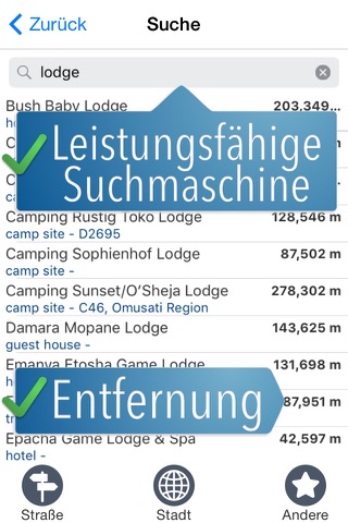 Etosha Travelmapp screenshot 3