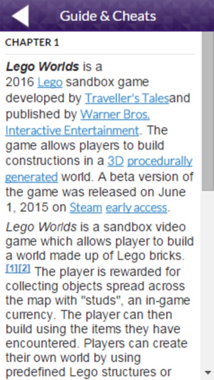 PRO - Lego Worlds Game Version Guide
