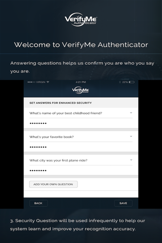 VerifyMe Authenticator screenshot 4