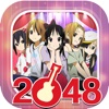 2048 Manga & Anime - “ Logic Puzzles Numbers Swap K-On! Face “