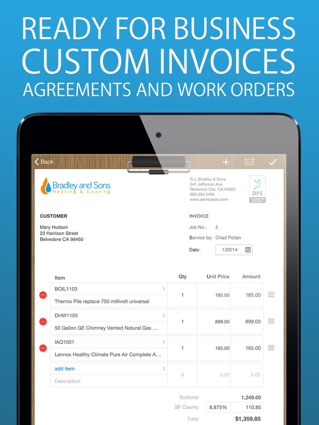 ServicePal for HVAC estimating and invoicing(圖2)-速報App