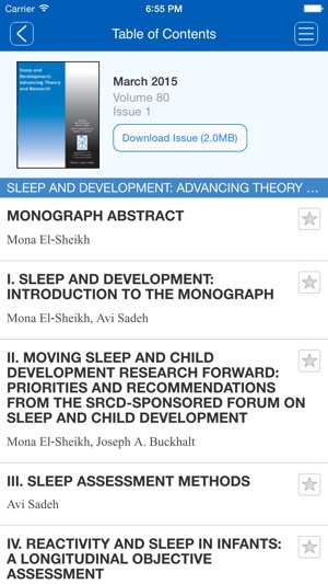 Monographs of the Society for Research in Child Development(圖1)-速報App