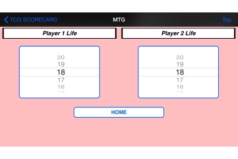 TCG Scorecard screenshot 2