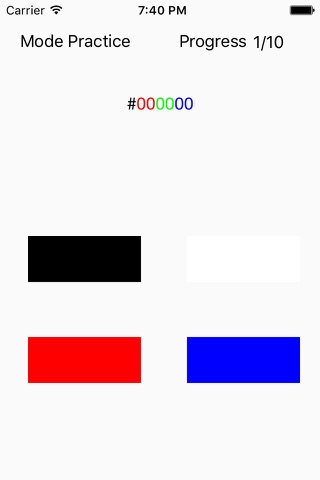 ColorCodeQuiz screenshot 2