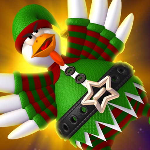 Chicken Invaders 4 Xmas HD iOS App