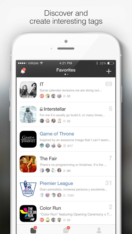 Board - Share the same interests.