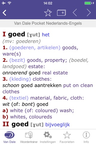 English Dictionary - Van Dale Pocket dictionary: translate between Dutch and English, look up spelling, listen to pronunciation and learn from examples screenshot 4