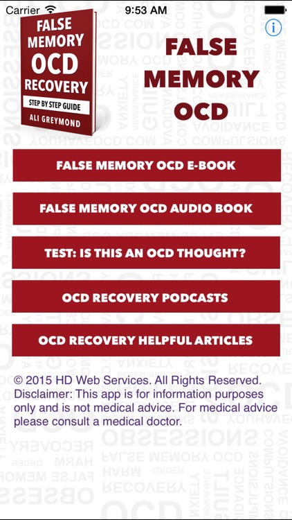 False Memory OCD Recovery