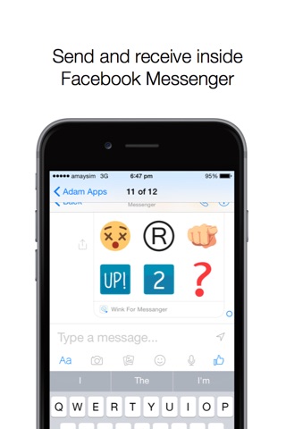 Wink for Messenger screenshot 2