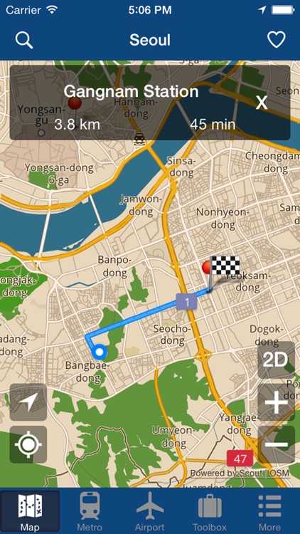 Seoul Offline Map - City Metro Airport screenshot-4