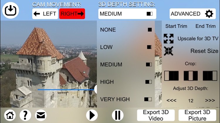 3D Video - Convert your 2D Video into 3D - for DJI Phantom and Inspire 1 and any VR Cardboard or 3D TV!