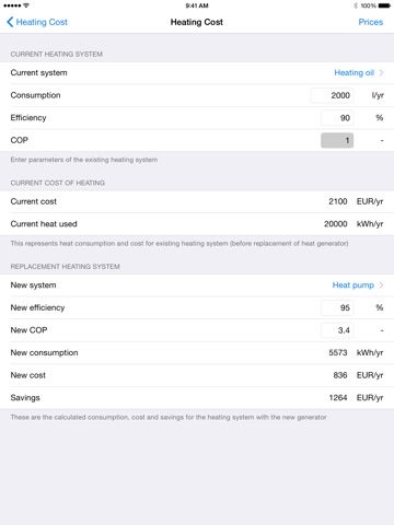 Heating Cost: compare systemsのおすすめ画像5