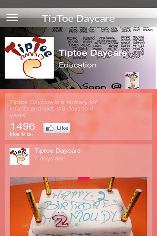 Tiptoe daycare screenshot 2