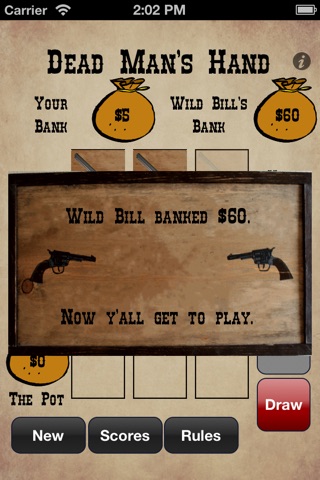 Dead Man's Hand - Wild West Poker Game screenshot 3