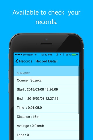 AutoLap - Simplest Automatic Lap Count Recorder for cycling and jogging screenshot 3