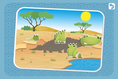 My first jigsaw Puzzles : Animals from jungle and savannah screenshot 2