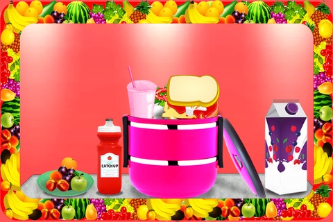 Sandwich Lunch Box – Make lunch for school kids in this crazy food maker game screenshot 2