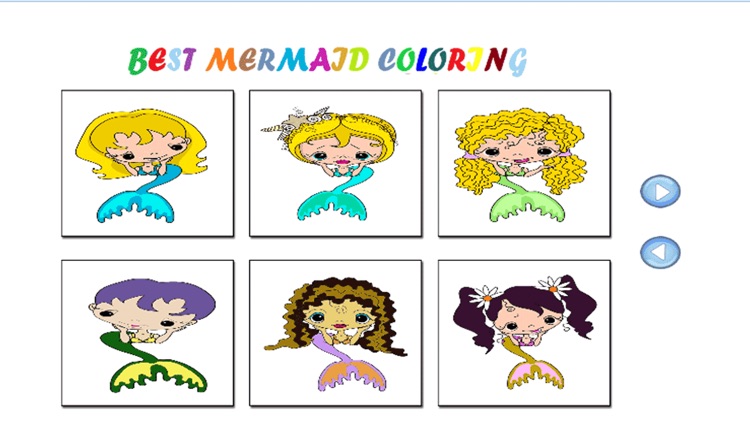 best mermaid coloring