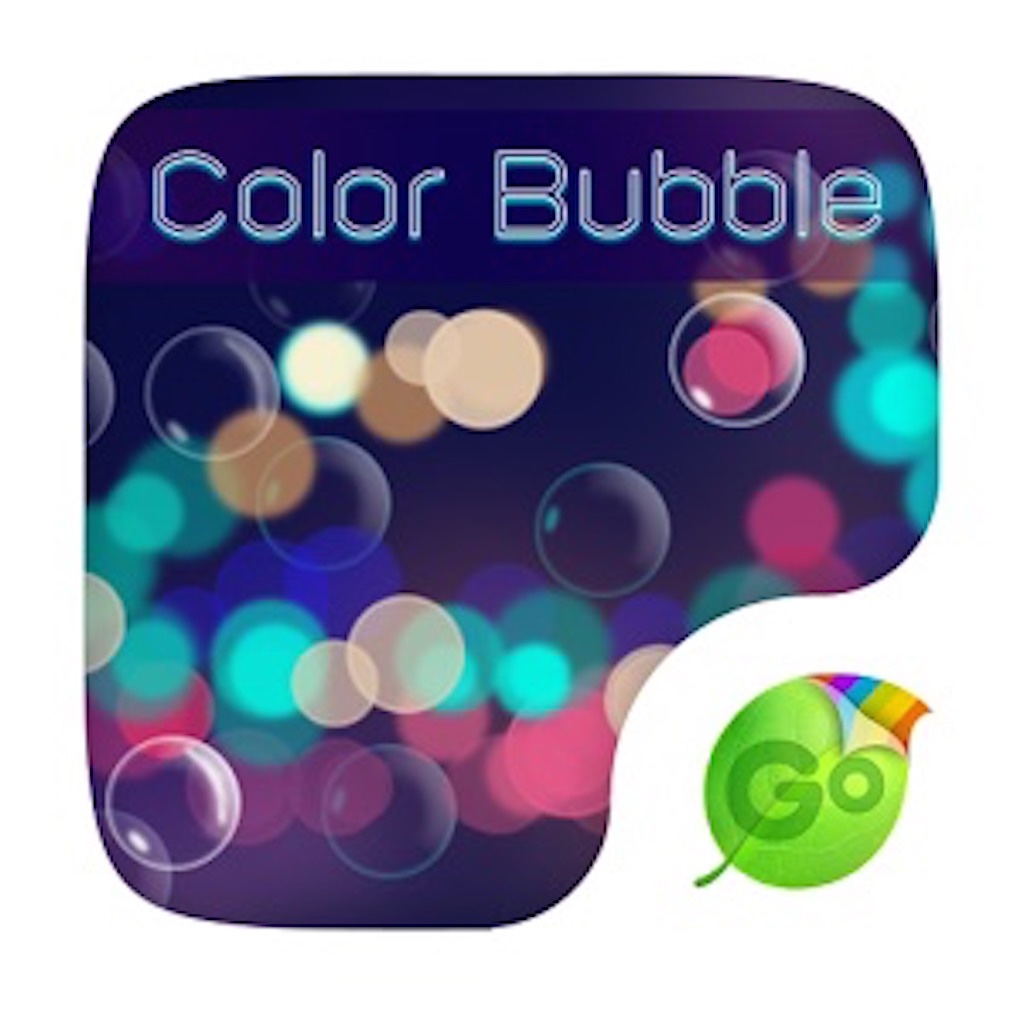 Color Bubble GO Keyboard Theme icon