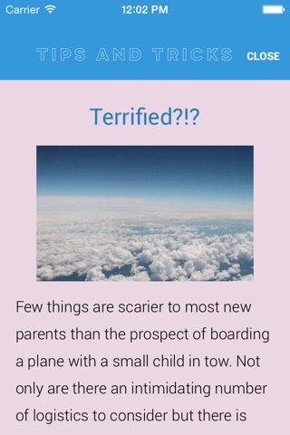 Flying With Kids - How to calm and hush your baby with soothing sounds while traveling in the air screenshot 4