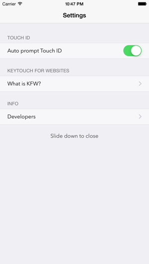 ‎KeyTouch Screenshot