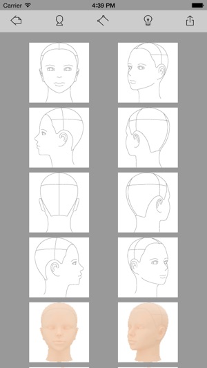 HAIR CUT DIAGRAM